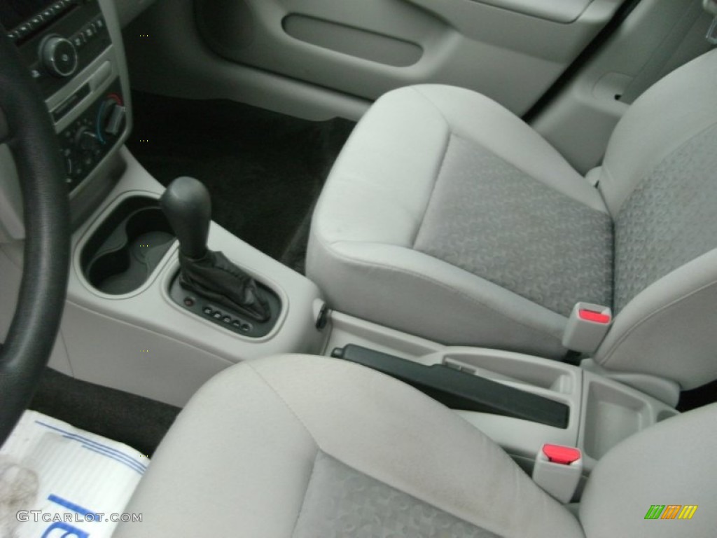 2010 Cobalt LS Sedan - Silver Moss Metallic / Gray photo #8