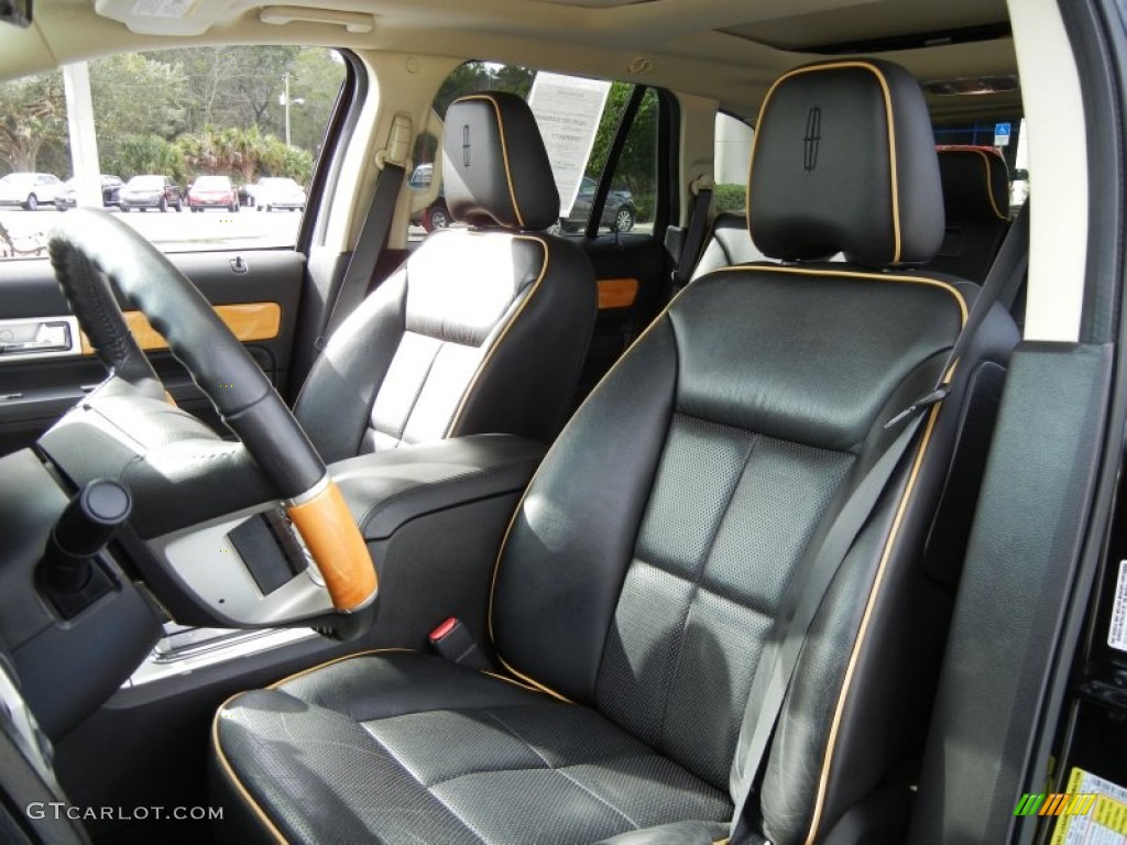 Charcoal Black Interior 2010 Lincoln MKX FWD Photo #75984025