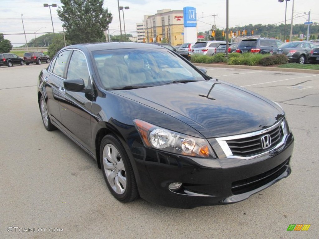 Nighthawk Black Pearl 2008 Honda Accord EX-L V6 Sedan Exterior Photo #75984133