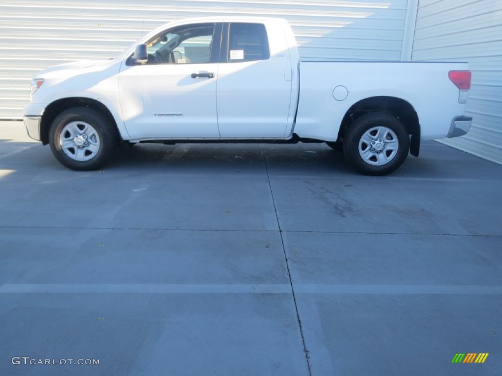 2013 Tundra Double Cab - Super White / Sand Beige photo #5