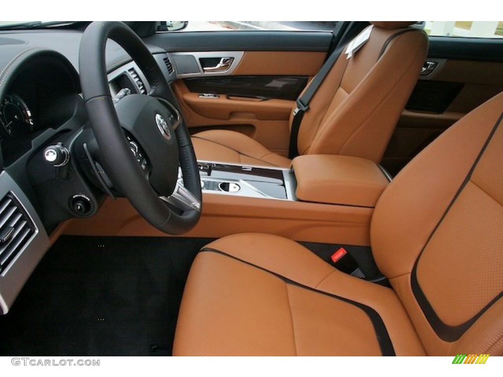 London Tan/Warm Charcoal Interior 2012 Jaguar XF Portfolio Photo #75984899