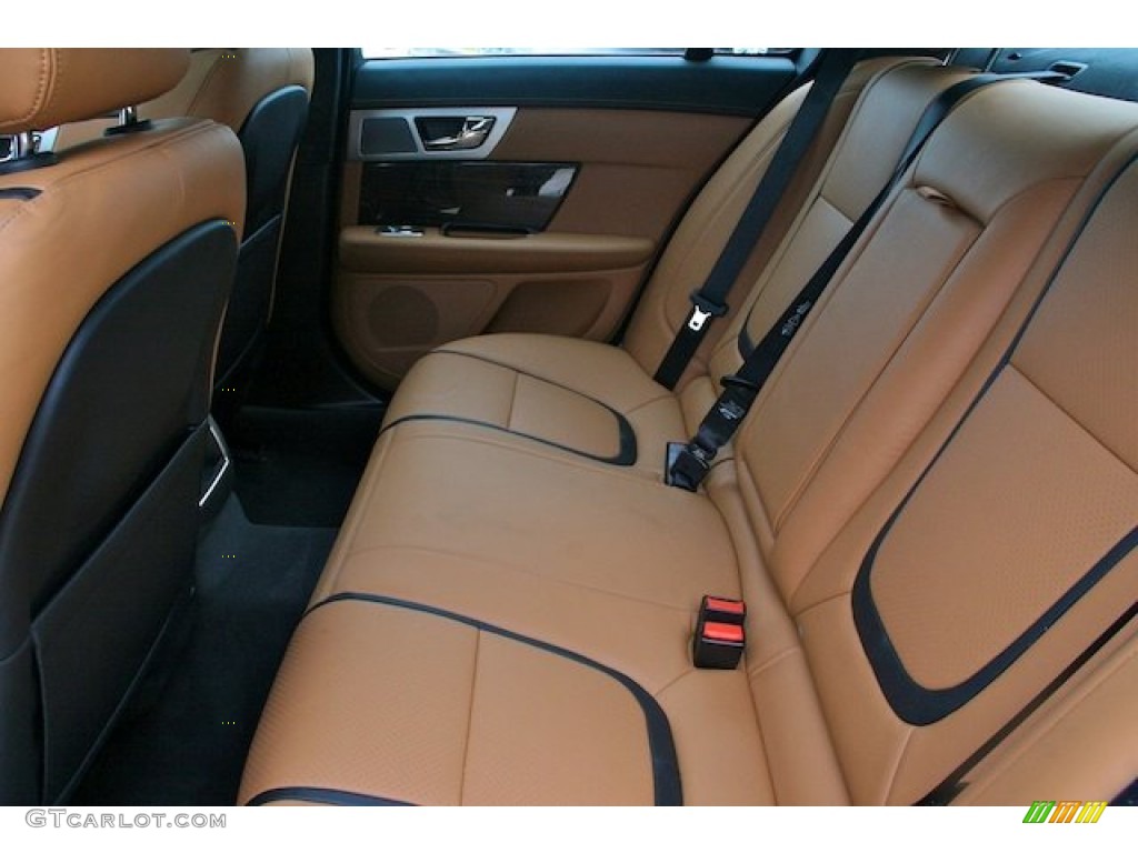 2012 Jaguar XF Portfolio Rear Seat Photo #75984935