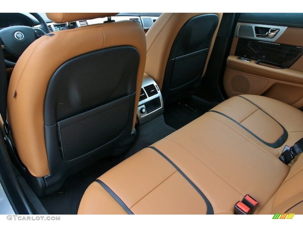 London Tan/Warm Charcoal Interior 2012 Jaguar XF Portfolio Photo #75985085