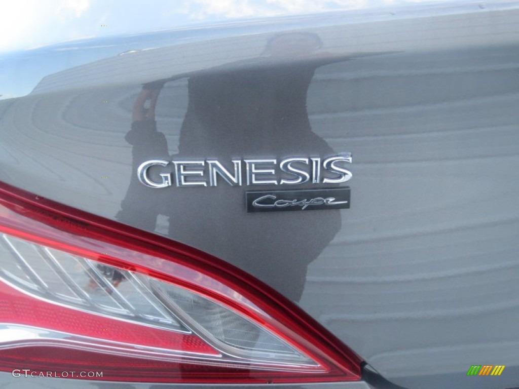 2013 Genesis Coupe 2.0T R-Spec - Gran Premio Gray / Red Leather/Red Cloth photo #13