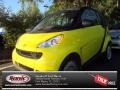 Light Yellow 2008 Smart fortwo pure coupe