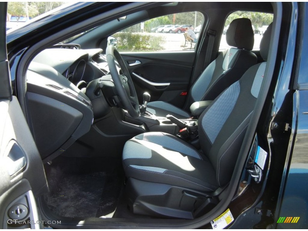 ST Charcoal Black Interior 2013 Ford Focus ST Hatchback Photo #75986479