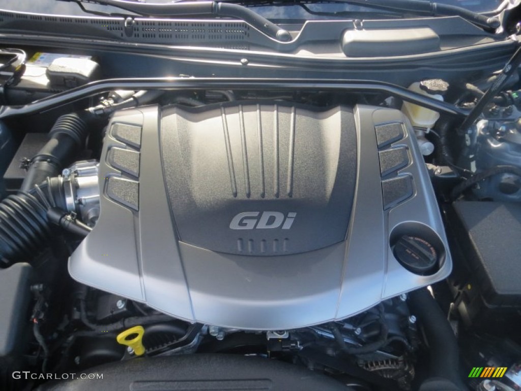 2013 Hyundai Genesis Coupe 3.8 Grand Touring 3.8 Liter DOHC 16-Valve Dual-CVVT V6 Engine Photo #75986530