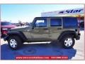 2013 Commando Green Jeep Wrangler Unlimited Sport S 4x4  photo #2