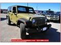 2013 Commando Green Jeep Wrangler Unlimited Sport S 4x4  photo #8