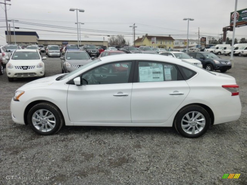 Aspen White 2013 Nissan Sentra SV Exterior Photo #75987349