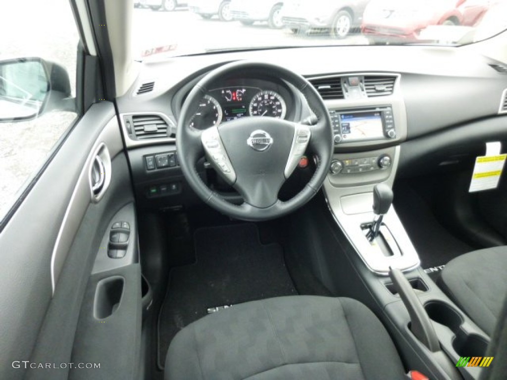 2013 Nissan Sentra SV Charcoal Dashboard Photo #75987498