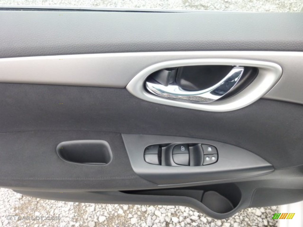 2013 Nissan Sentra SV Charcoal Door Panel Photo #75987544