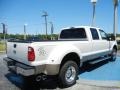 2012 White Platinum Metallic Tri-Coat Ford F350 Super Duty Lariat Crew Cab 4x4 Dually  photo #3