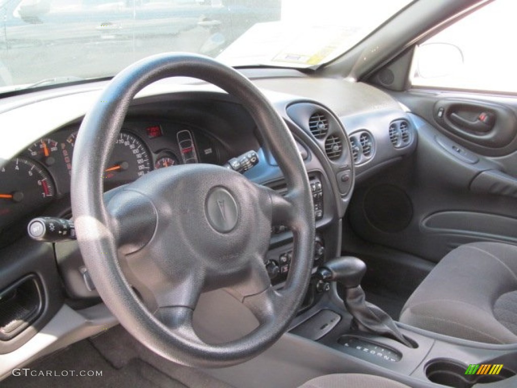 2004 Pontiac Bonneville SE Dark Pewter Steering Wheel Photo #75987797