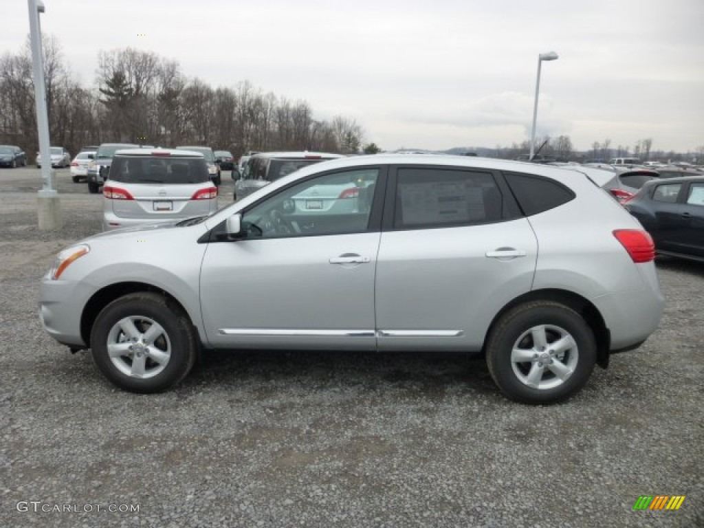 2013 Rogue S Special Edition AWD - Brilliant Silver / Black photo #4