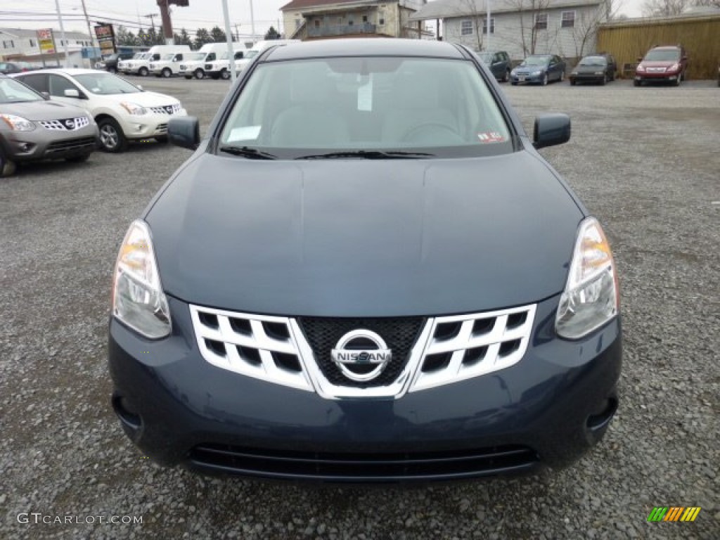 2013 Rogue S Special Edition AWD - Graphite Blue / Gray photo #2