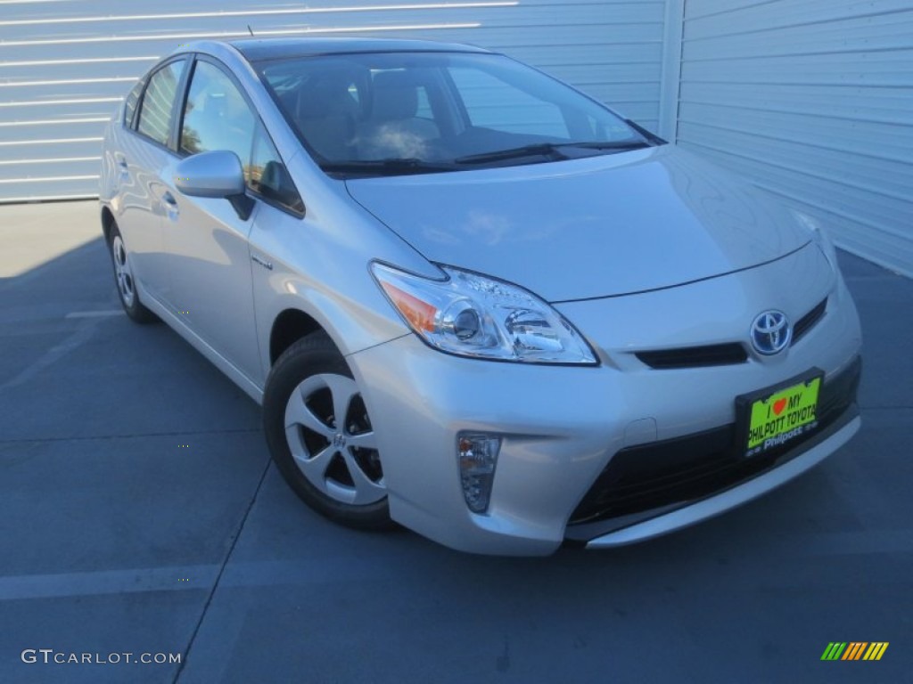 2013 Prius Three Hybrid - Classic Silver Metallic / Misty Gray photo #1