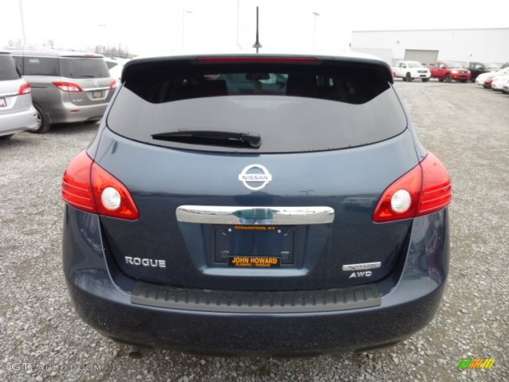 2013 Rogue S Special Edition AWD - Graphite Blue / Gray photo #6