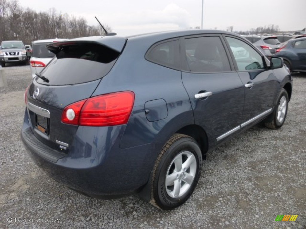 2013 Rogue S Special Edition AWD - Graphite Blue / Gray photo #7