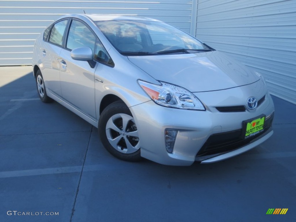 2013 Prius Three Hybrid - Classic Silver Metallic / Misty Gray photo #1