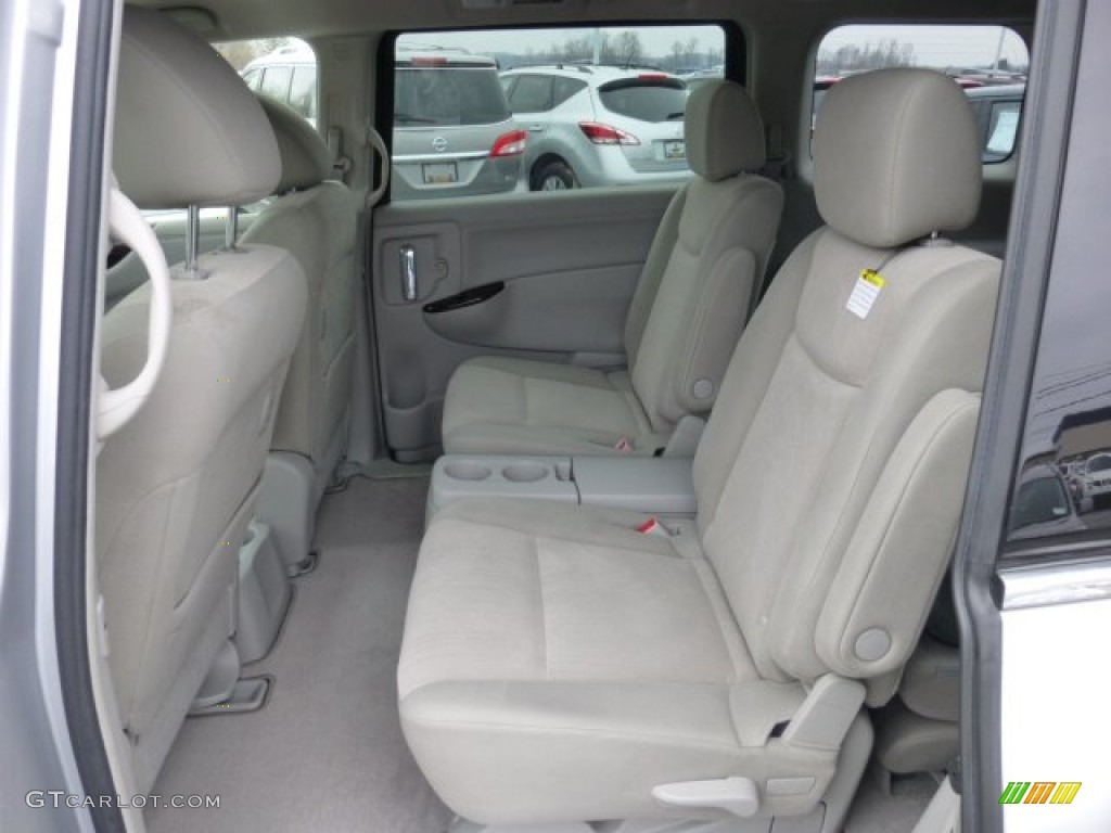 2013 Nissan Quest 3.5 SV Rear Seat Photo #75990361