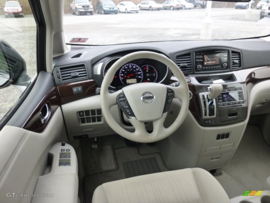2013 Nissan Quest 3.5 SV Gray Dashboard Photo #75990379