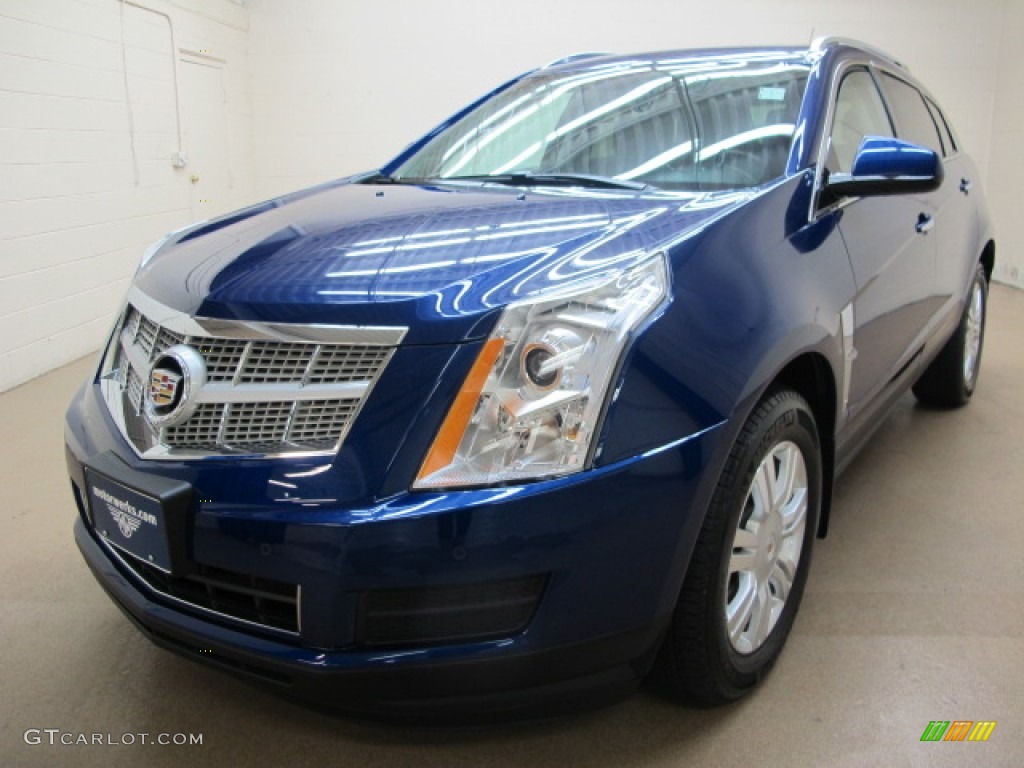 Xenon Blue Metallic 2012 Cadillac SRX Luxury AWD Exterior Photo #75990487