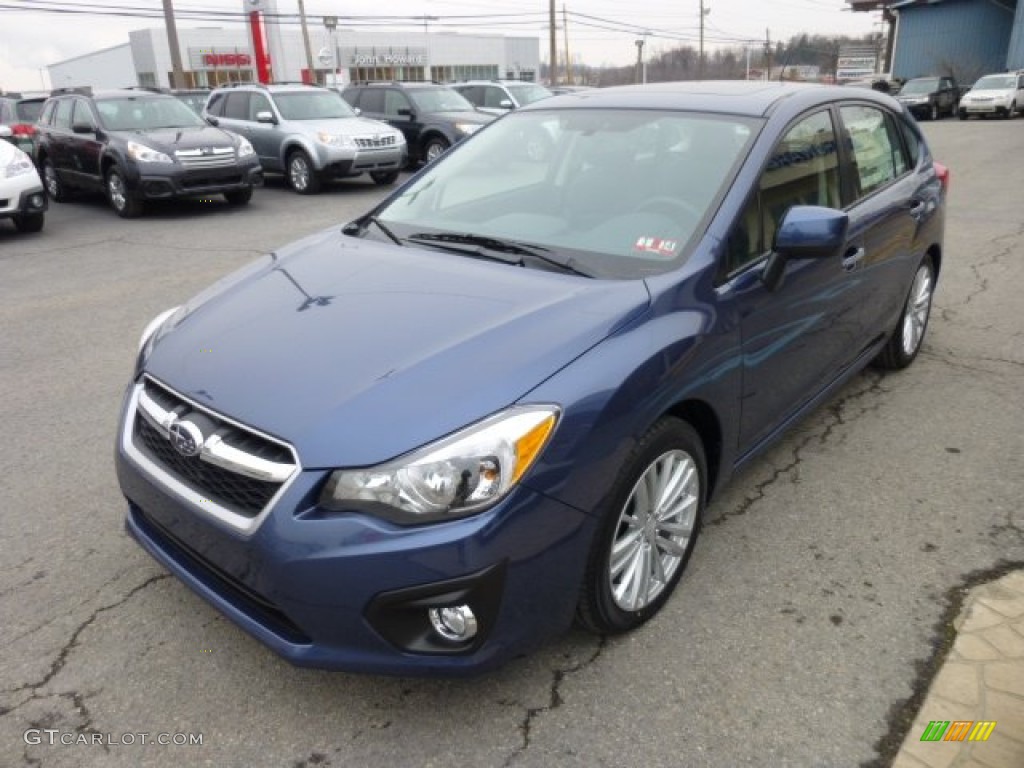 Marine Blue Pearl 2013 Subaru Impreza 2.0i Limited 5 Door Exterior Photo #75990520