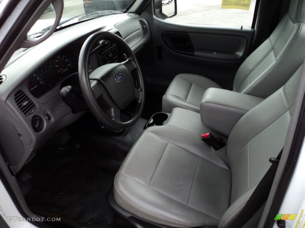 Medium Dark Flint Interior 2008 Ford Ranger XL Regular Cab Photo #75990549