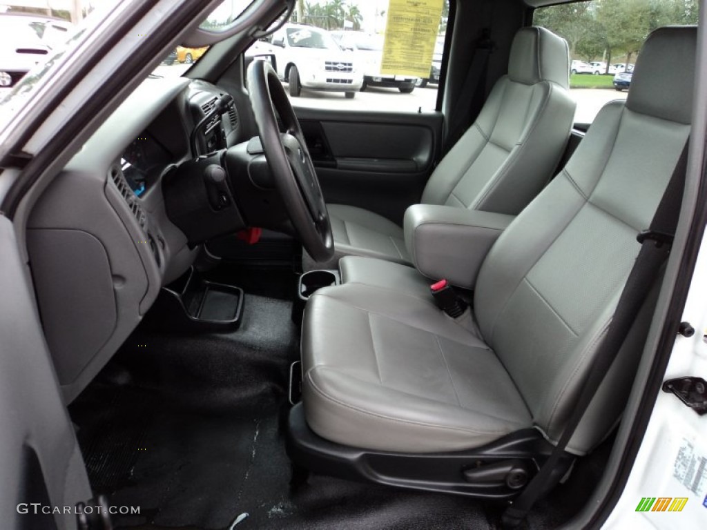 Medium Dark Flint Interior 2008 Ford Ranger XL Regular Cab Photo #75990569