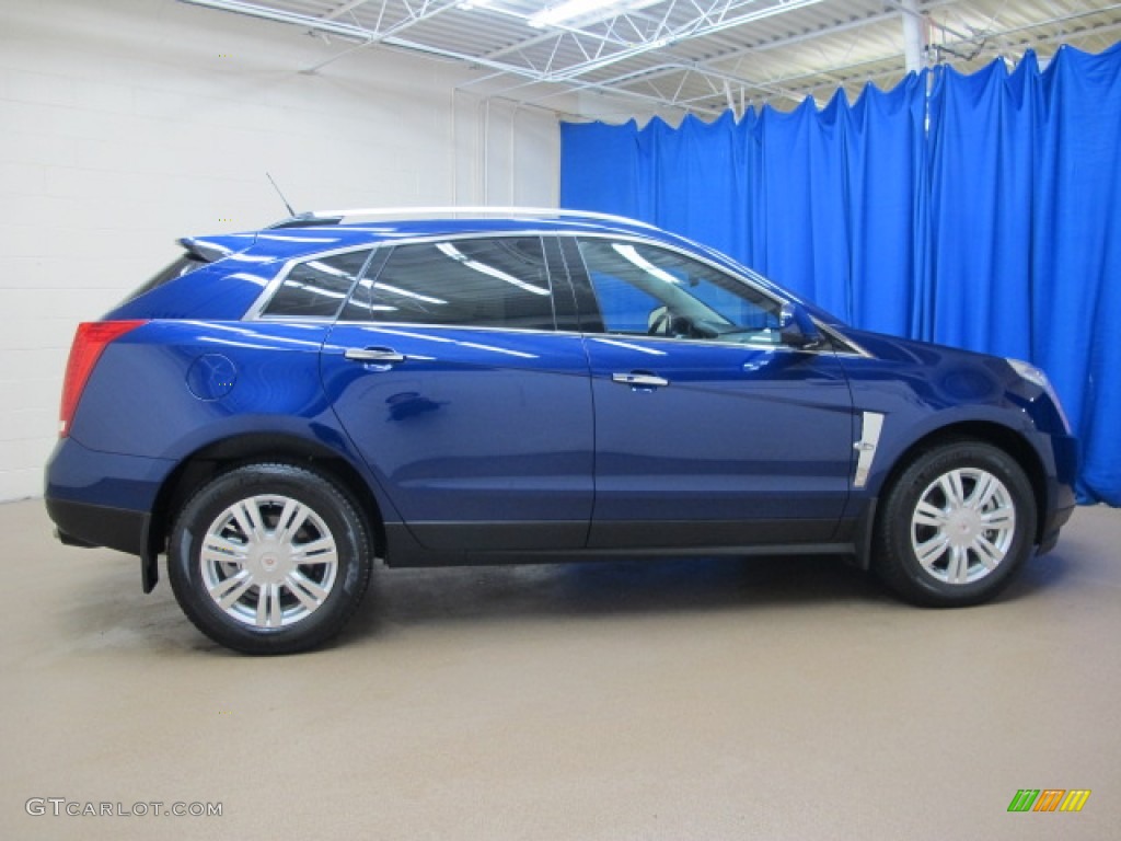 Xenon Blue Metallic 2012 Cadillac SRX Luxury AWD Exterior Photo #75990589