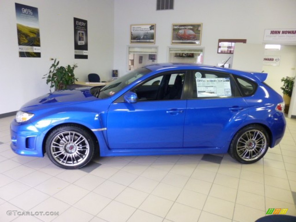 WR Blue Pearl 2013 Subaru Impreza WRX STi 5 Door Exterior Photo #75990850