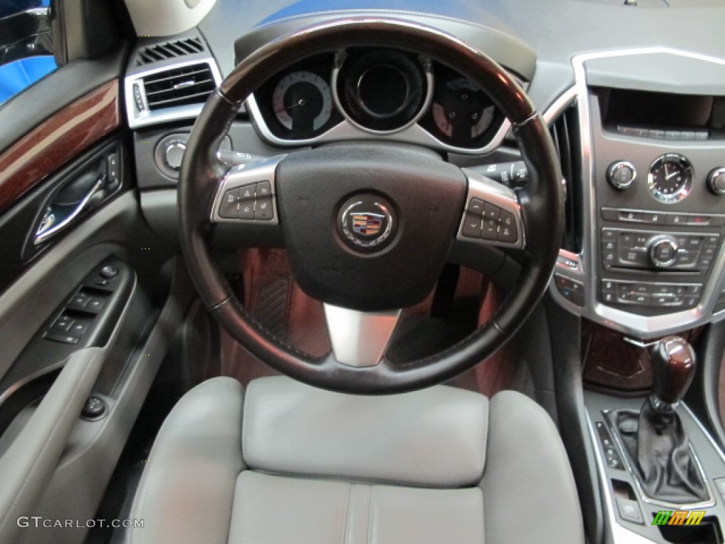2012 Cadillac SRX Luxury AWD Titanium/Ebony Dashboard Photo #75990877
