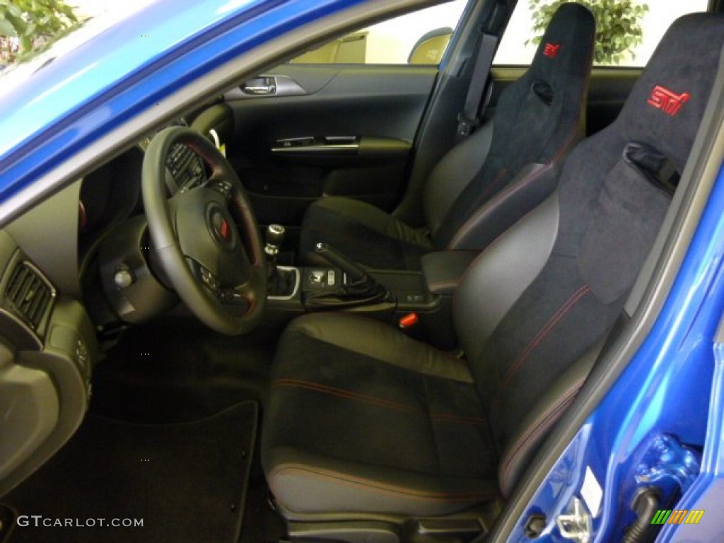 STi Black Alcantara/Carbon Black Interior 2013 Subaru Impreza WRX STi 5 Door Photo #75991024