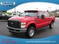 Bright Red - F350 Super Duty XL Crew Cab 4x4 Photo No. 3