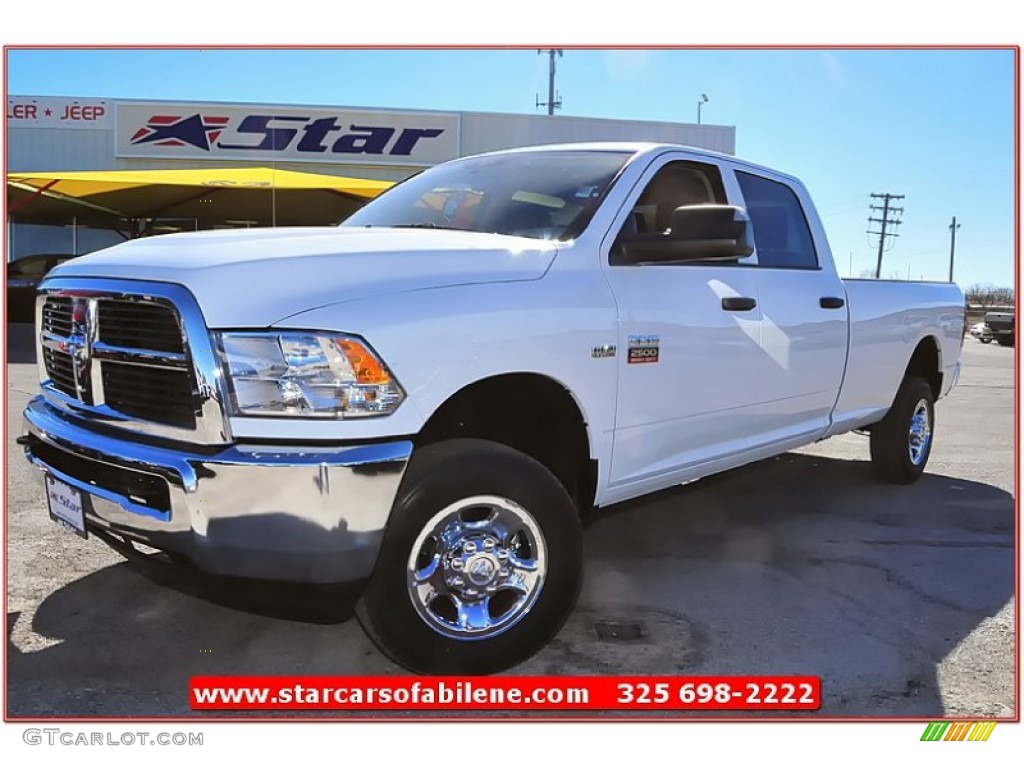 2012 Ram 2500 HD ST Crew Cab 4x4 - Bright White / Dark Slate/Medium Graystone photo #1