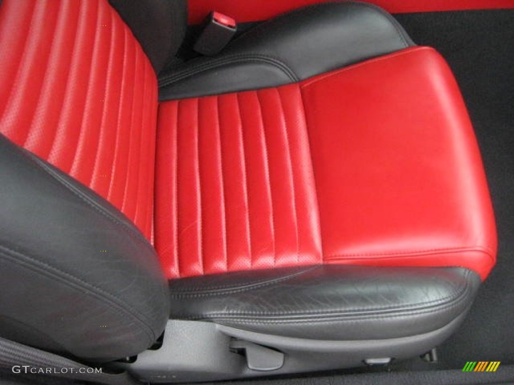 Torch Red Interior 2002 Ford Thunderbird Premium Roadster Photo #75991942