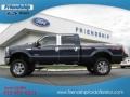 True Blue Metallic 2005 Ford F250 Super Duty Lariat Crew Cab 4x4