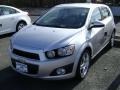 2012 Silver Ice Metallic Chevrolet Sonic LTZ Hatch  photo #1