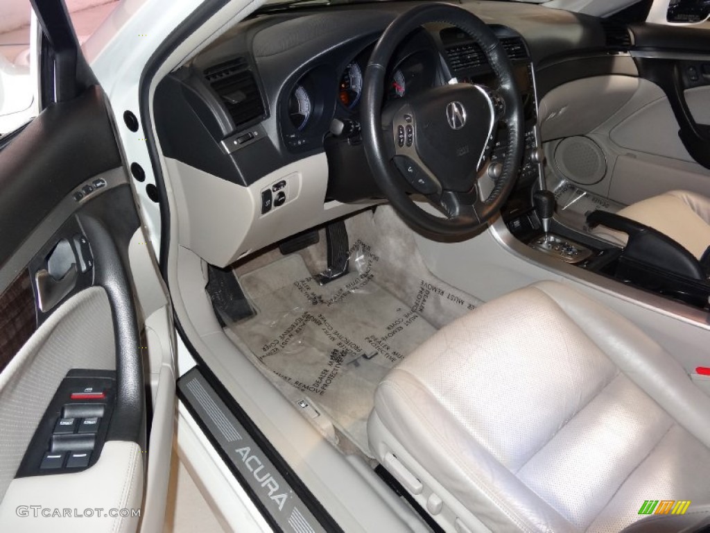 Parchment Interior 2007 Acura TL 3.2 Photo #75992284