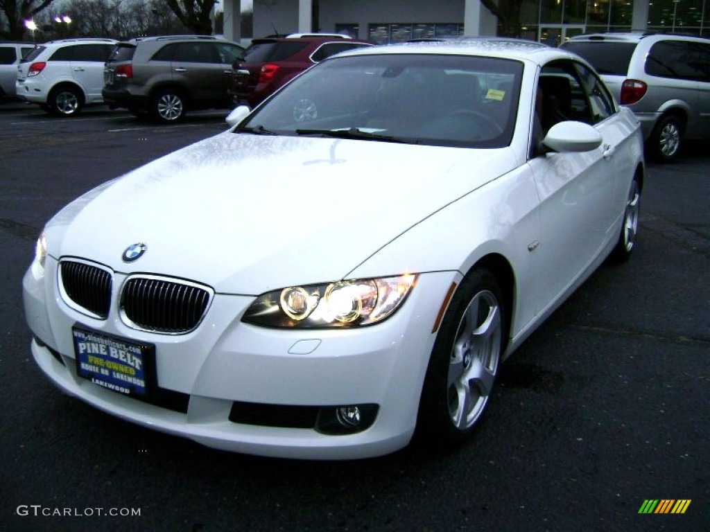 2009 3 Series 328i Convertible - Alpine White / Saddle Brown Dakota Leather photo #1