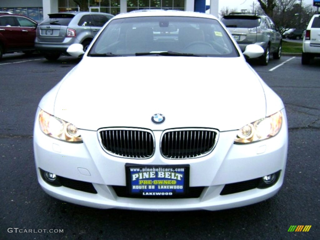2009 3 Series 328i Convertible - Alpine White / Saddle Brown Dakota Leather photo #2