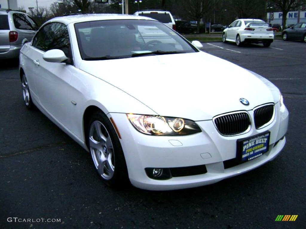 2009 3 Series 328i Convertible - Alpine White / Saddle Brown Dakota Leather photo #3
