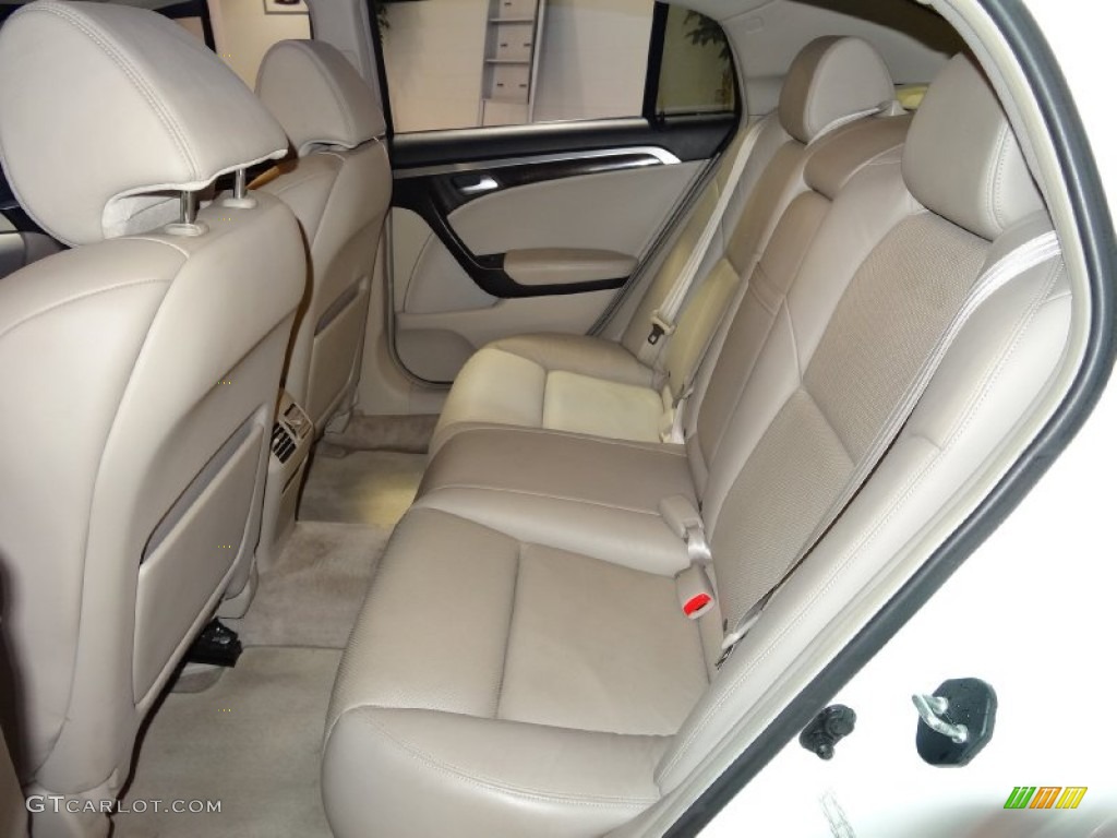 Parchment Interior 2007 Acura TL 3.2 Photo #75992440