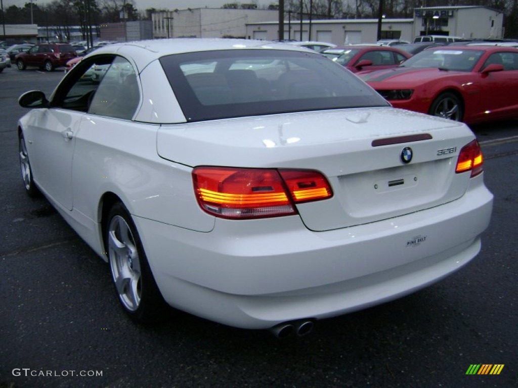 2009 3 Series 328i Convertible - Alpine White / Saddle Brown Dakota Leather photo #6
