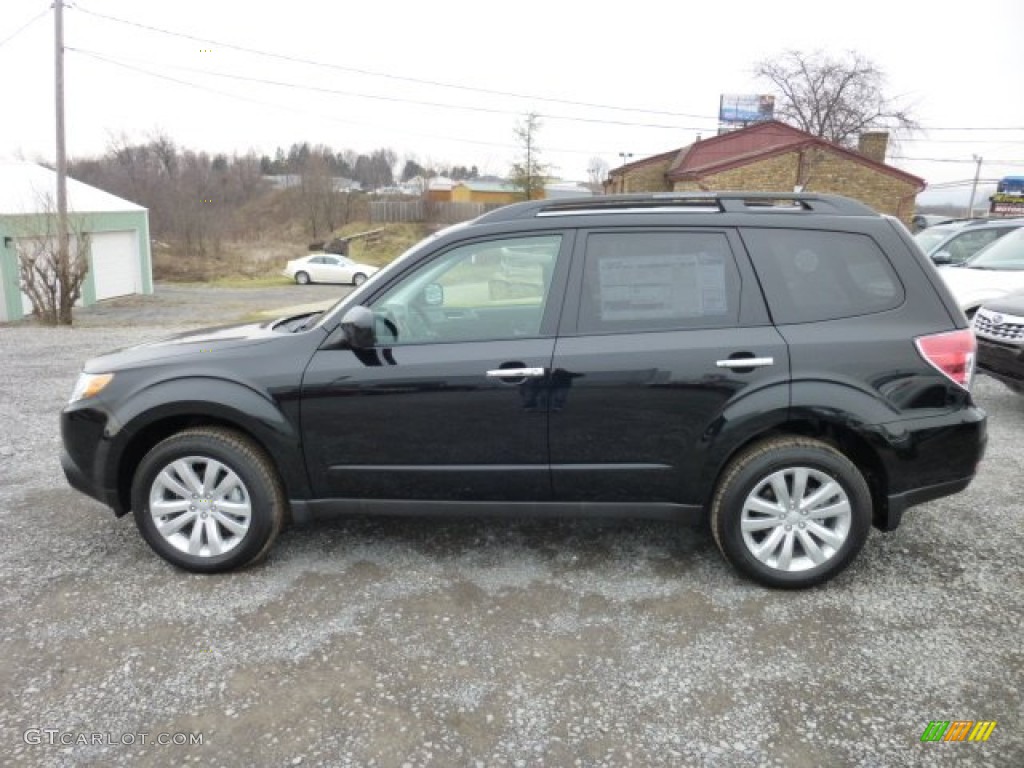 Obsidian Black Pearl 2013 Subaru Forester 2.5 X Premium Exterior Photo #75992455