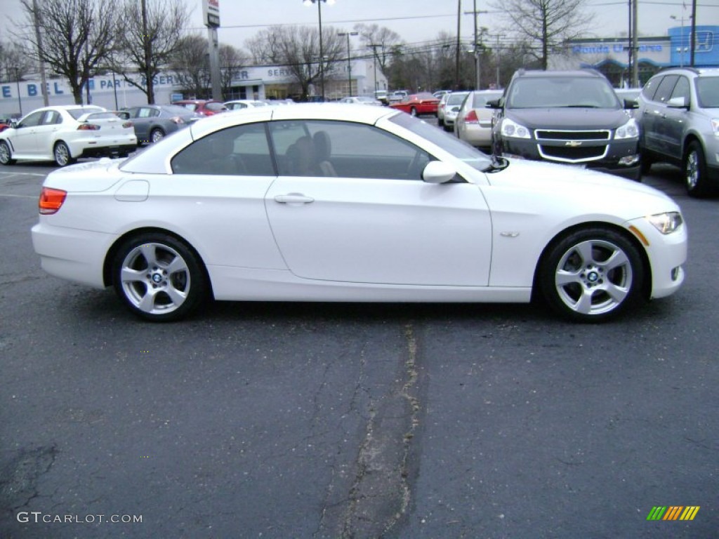 2009 3 Series 328i Convertible - Alpine White / Saddle Brown Dakota Leather photo #7