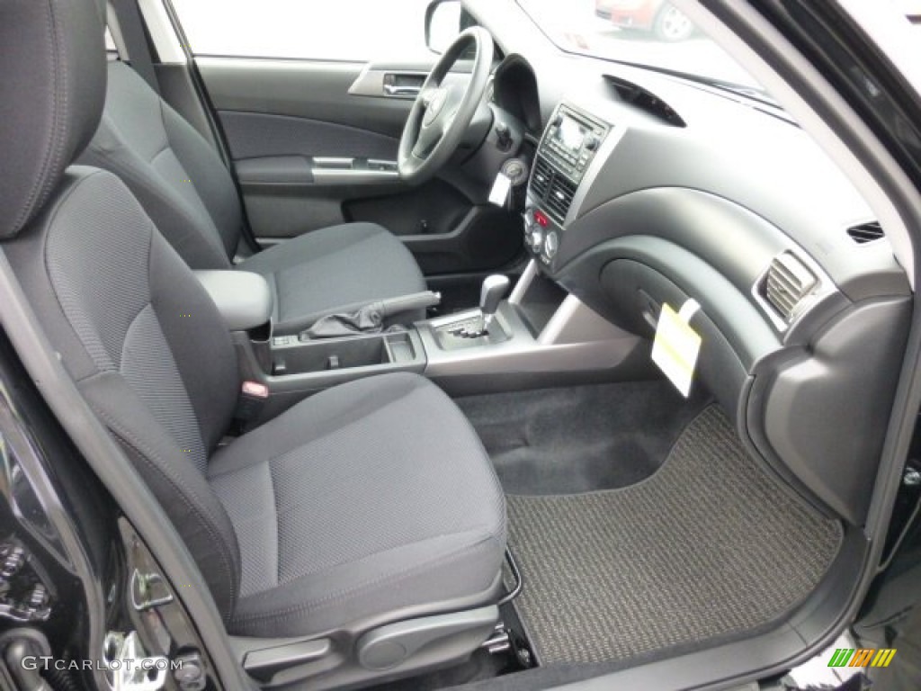 Black Interior 2013 Subaru Forester 2.5 X Premium Photo #75992553