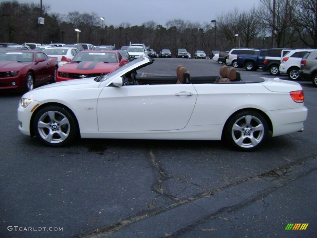 2009 3 Series 328i Convertible - Alpine White / Saddle Brown Dakota Leather photo #11