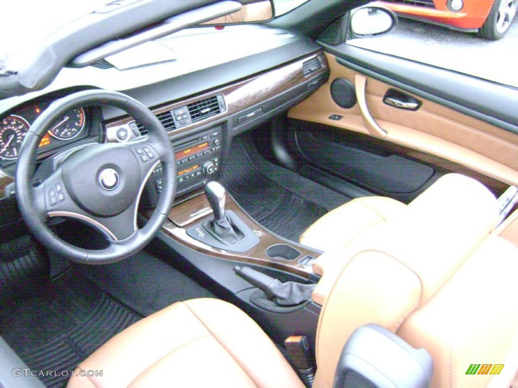 2009 3 Series 328i Convertible - Alpine White / Saddle Brown Dakota Leather photo #13